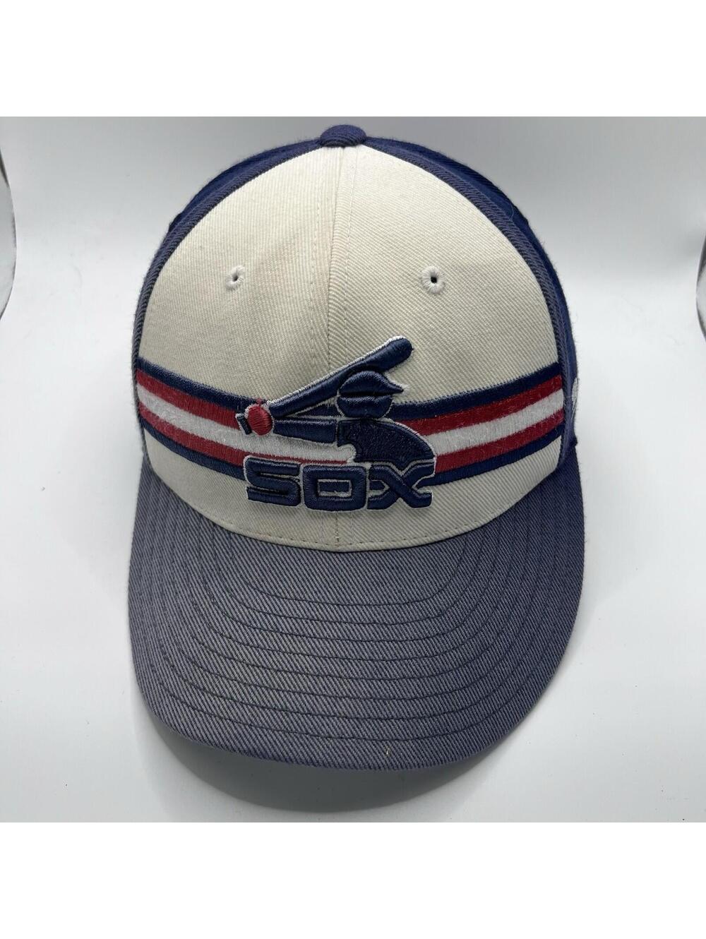 Vintage Boston Red Sox Mitchell & Ness Fitted Men’s Navy Blue Hat Cap Sz 7 1/4